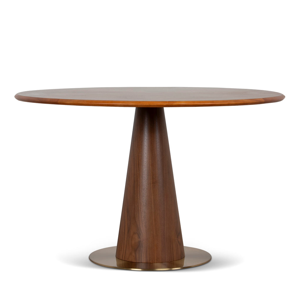 1.2M Round Dining Table | Walnut | Myka Home