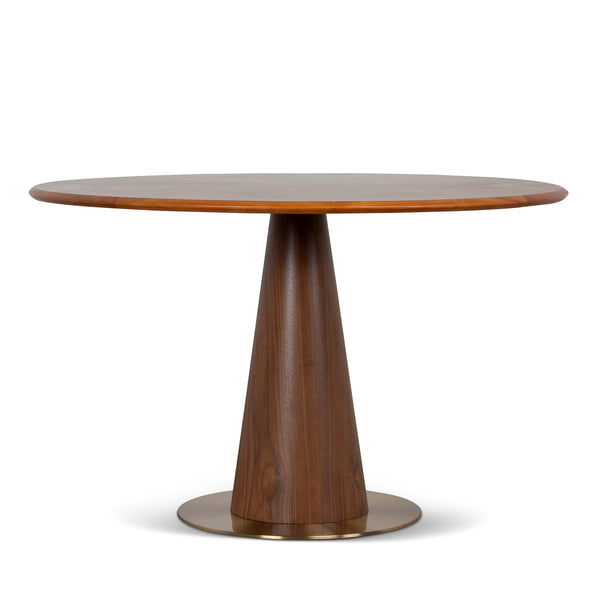 1.2M Round Dining Table | Walnut | Myka Home