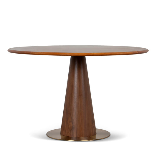 1.2M Round Dining Table | Walnut | Myka Home
