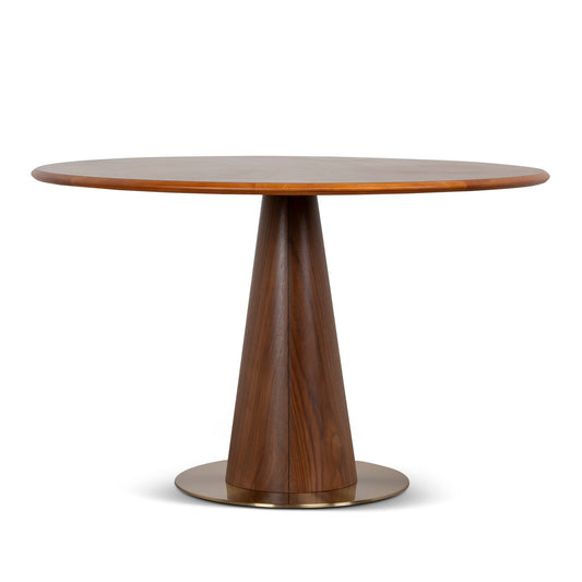 1.2M Round Dining Table | Walnut | Myka Home