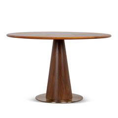 1.2M Round Dining Table | Walnut | Myka Home