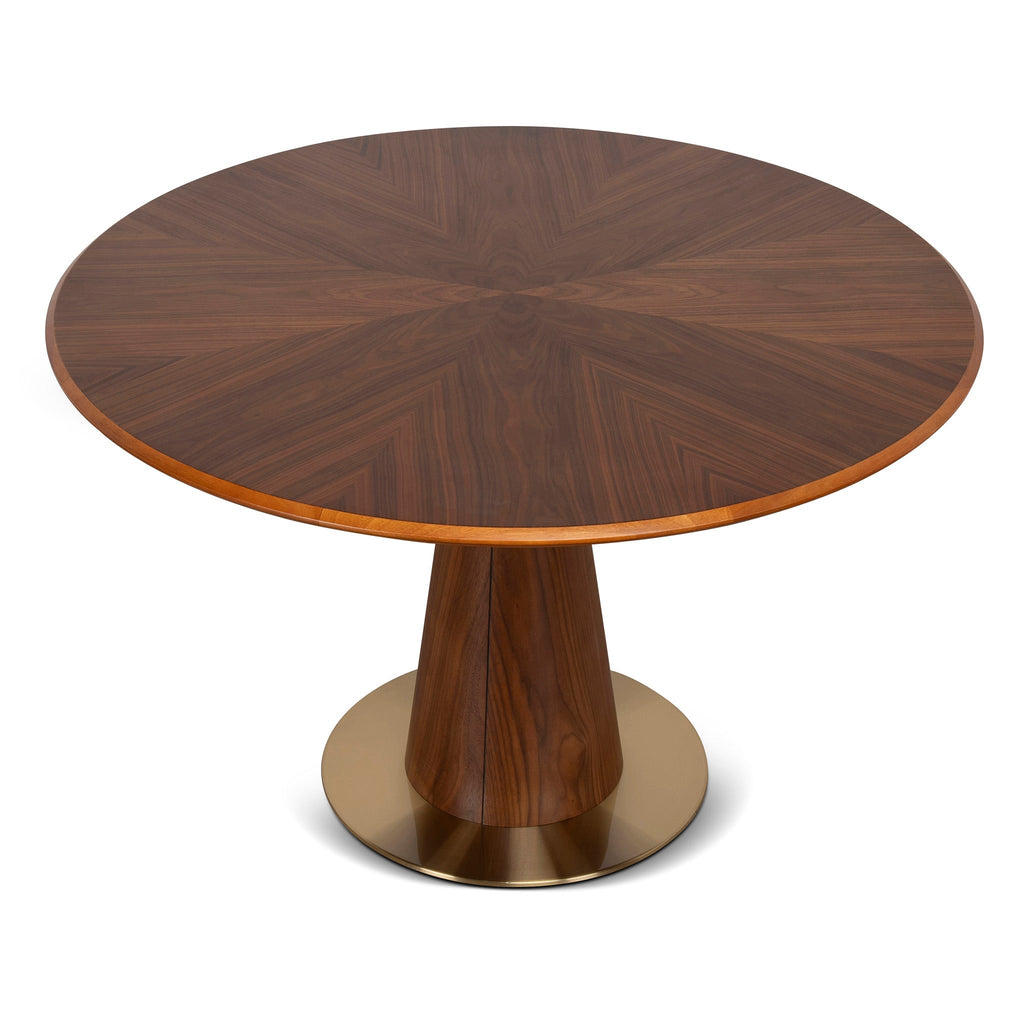 1.2M Round Dining Table | Walnut | Myka Home