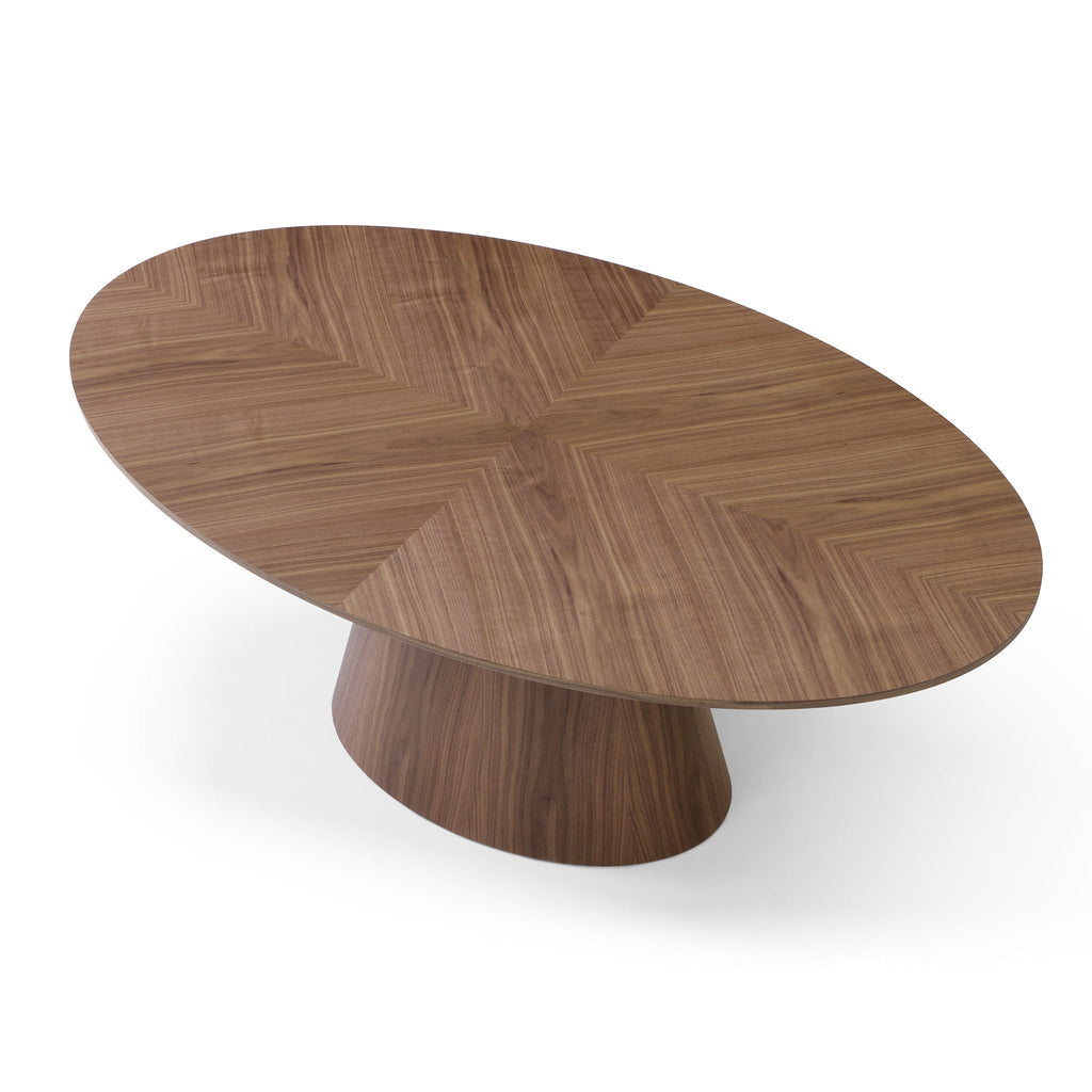 1.83M Oval Dining Table | Walnut | Myka Home