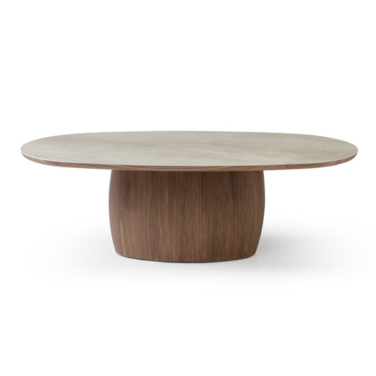2.3M Oval Dining Table | Walnut | Myka Home