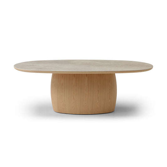 2.69M Oval Dining Table | Ash Natural | Myka Home