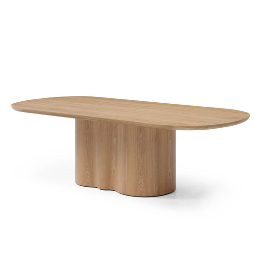2.39M Dining Table | Ash Natural | Myka Home