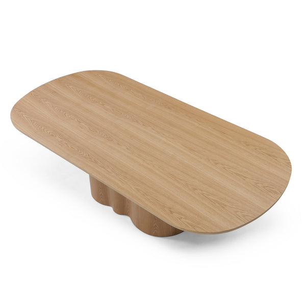 2.39M Dining Table | Ash Natural | Myka Home