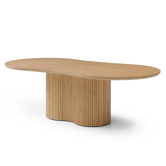 2.39M Freeform Dining Table | Ash Natural | Myka Home