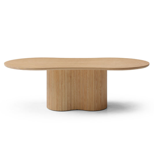 2.39M Freeform Dining Table | Ash Natural | Myka Home