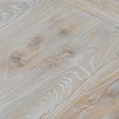 Ex Display - CDT2482 Dining Table 2.4m - Rustic White Washed