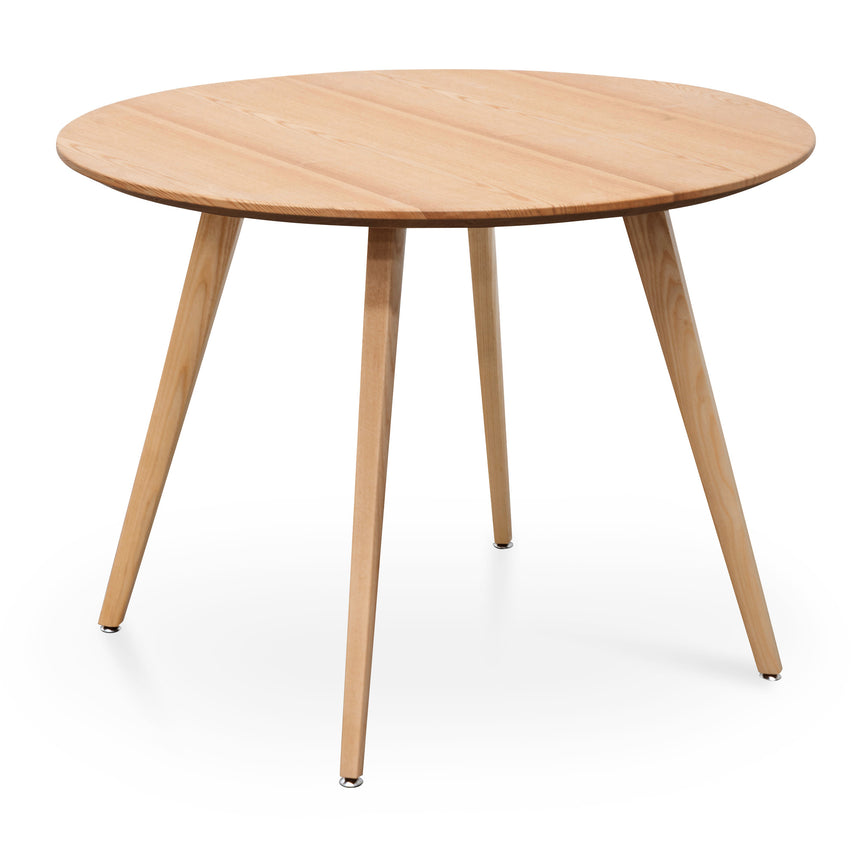 100cm Round Dining Table - Natural - View 2