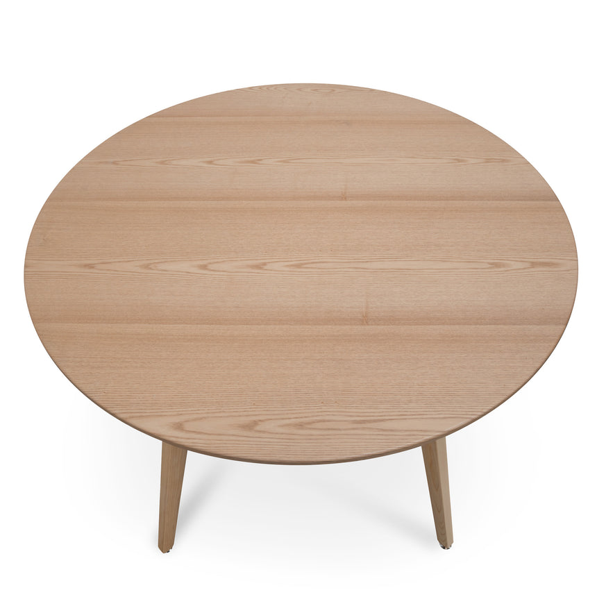 100cm Round Dining Table - Natural - View 3