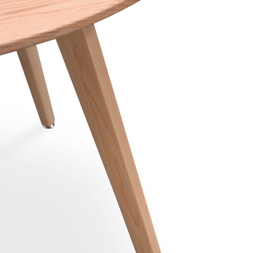 100cm Round Dining Table - Natural - View 8