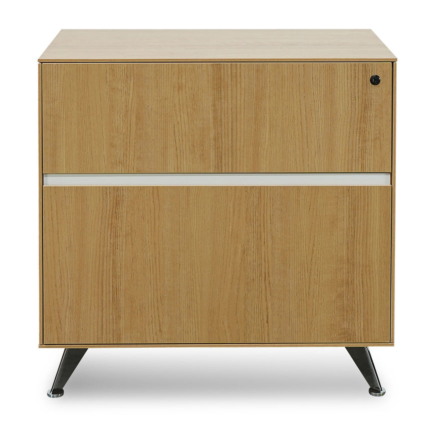 2 Drawer Lateral Filing Cabinet | Natural | Myka Home - View 3