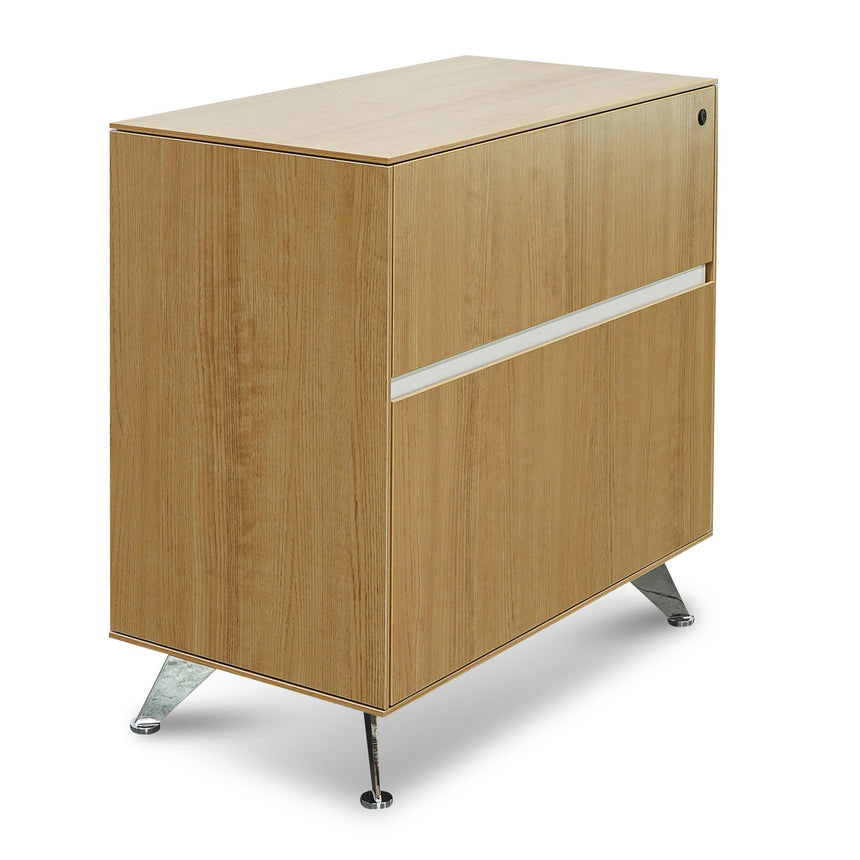 2 Drawer Lateral Filing Cabinet | Natural | Myka Home - View 2