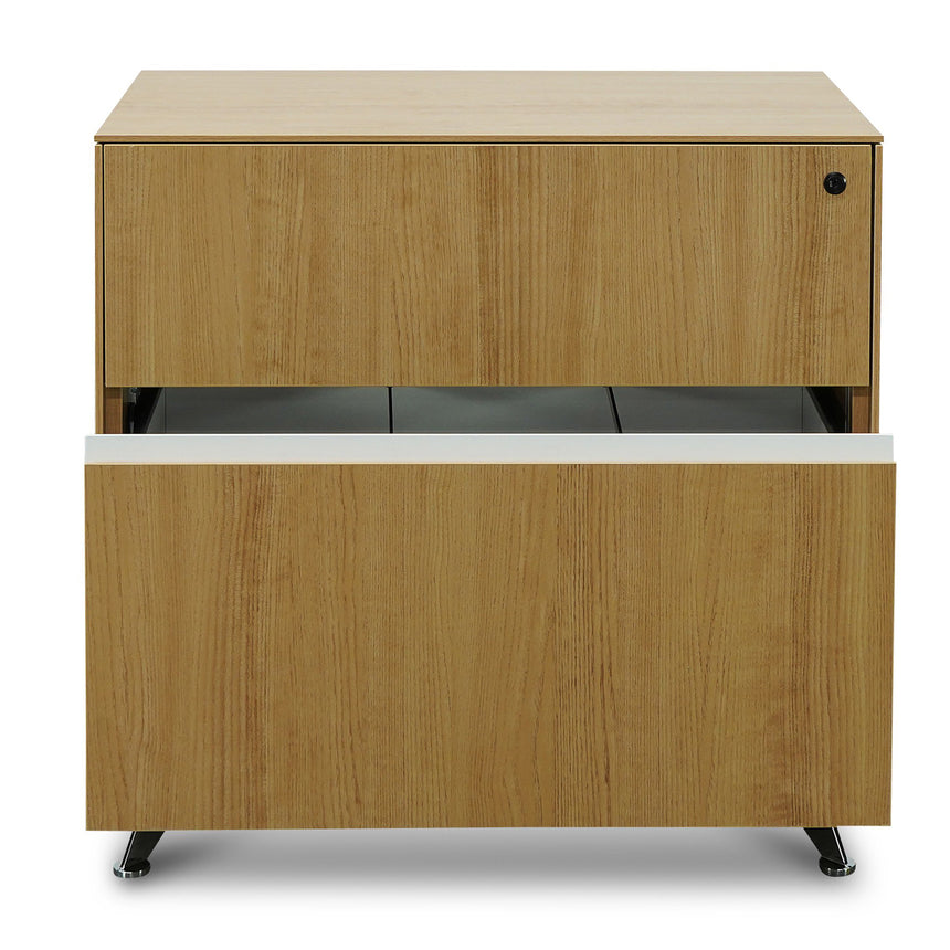 2 Drawer Lateral Filing Cabinet | Natural | Myka Home - View 4