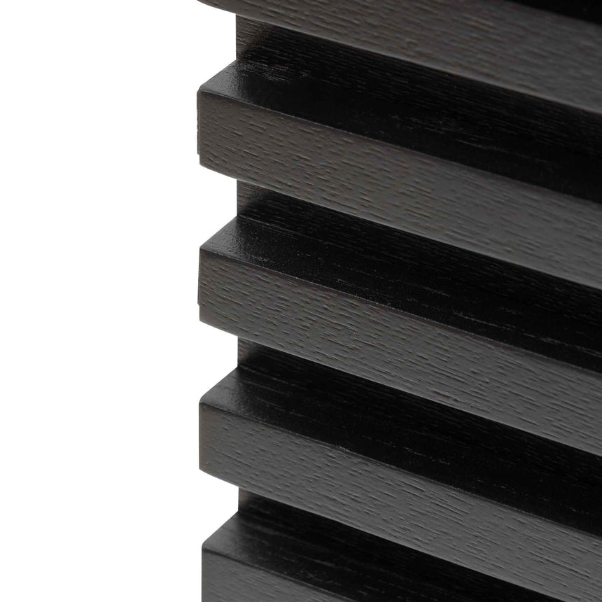 2.2m Buffet Unit - Textured Espresso Black - View 5