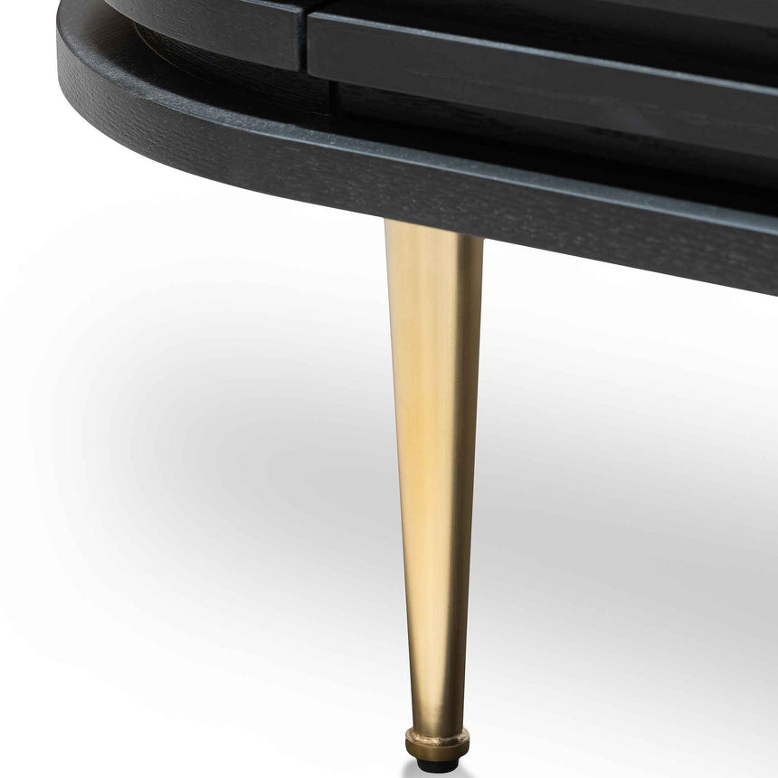 2.2m Buffet Unit - Textured Espresso Black - View 6