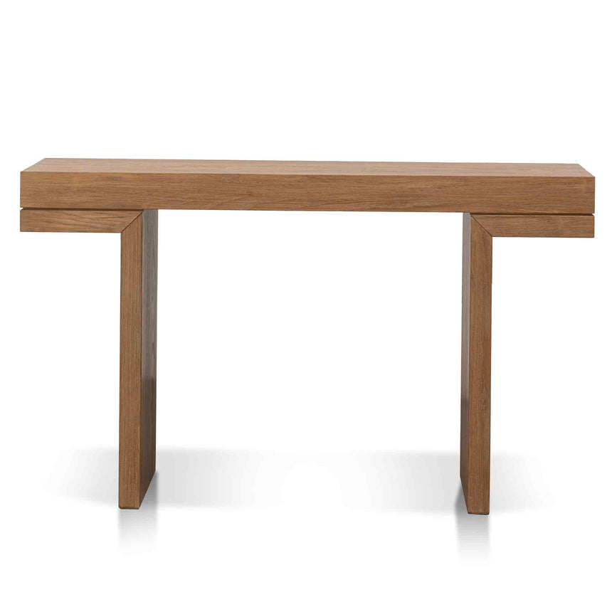1.3m Console Table - Dusty Oak - View 2