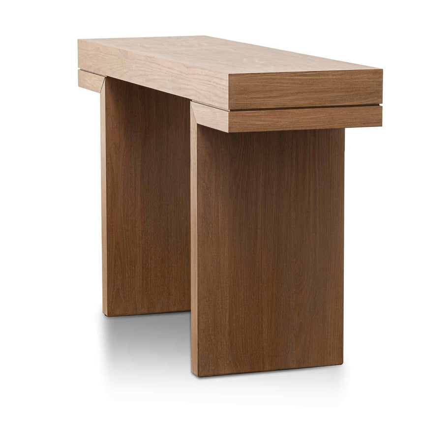1.3m Console Table - Dusty Oak - View 5