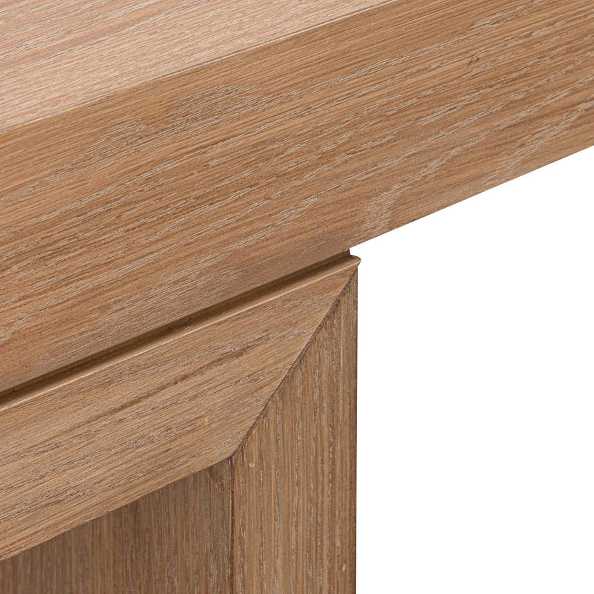1.3m Console Table - Dusty Oak - View 7