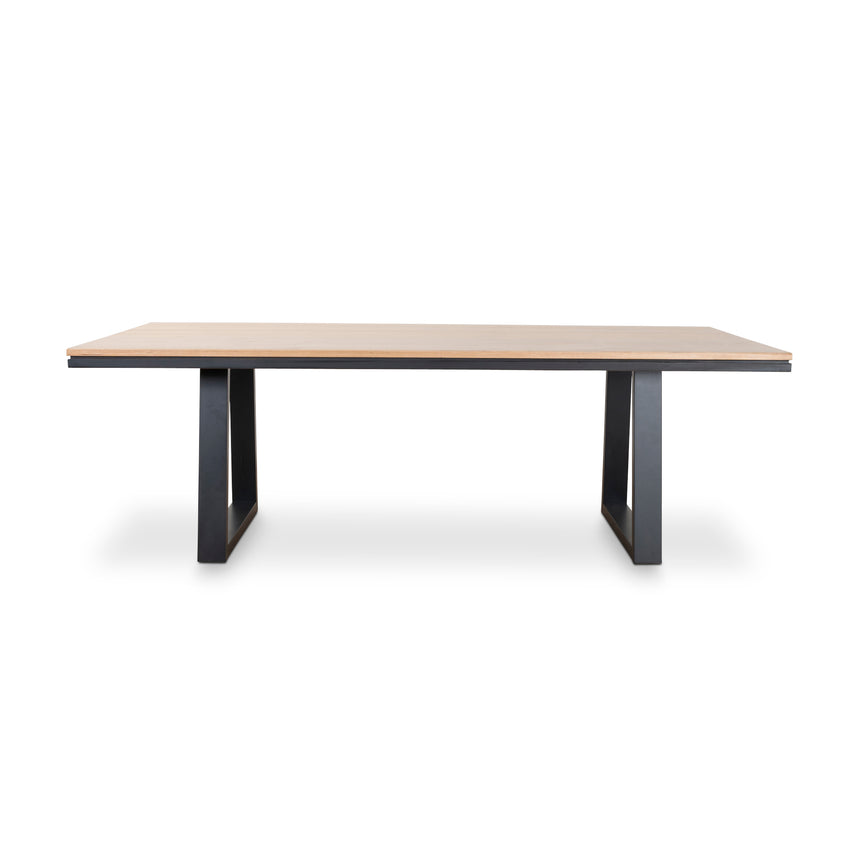 V1 2.4m Dining Table - Messmate (New Version) - View 2