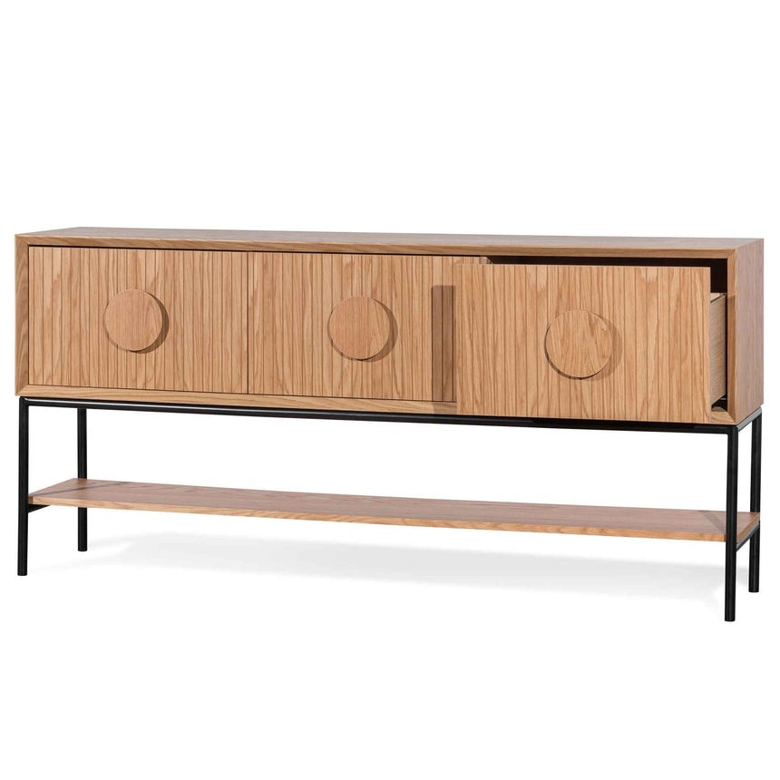 1.8m Console Table - Natural - View 5