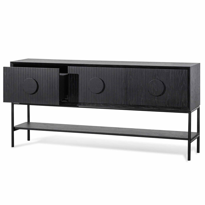 1.8m Console Table - Black - View 4