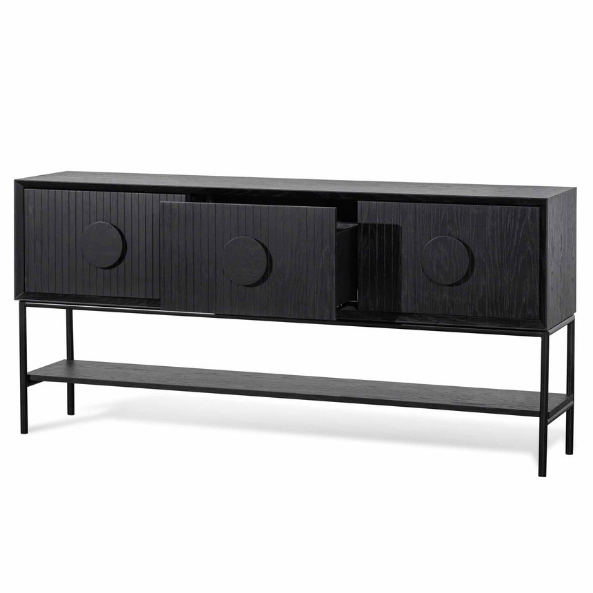 1.8m Console Table - Black - View 5