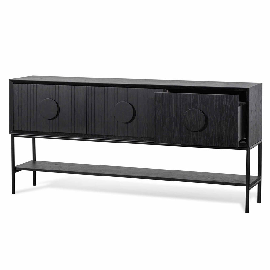 1.8m Console Table - Black - View 2