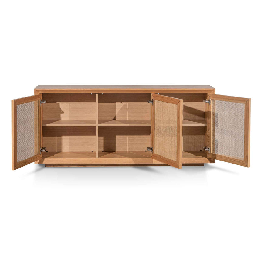 Rattan Doors 1.8m Buffet Unit - Natural - View 3