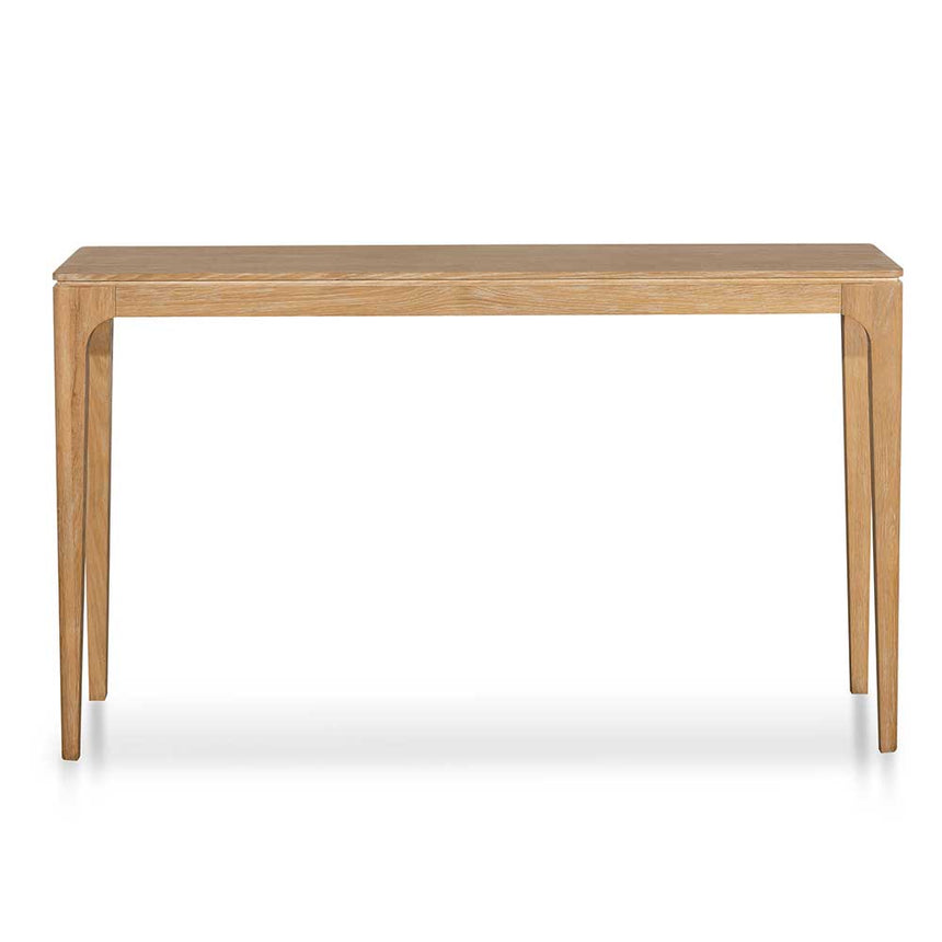 1.4m Oak Console Table - Natural - View 2