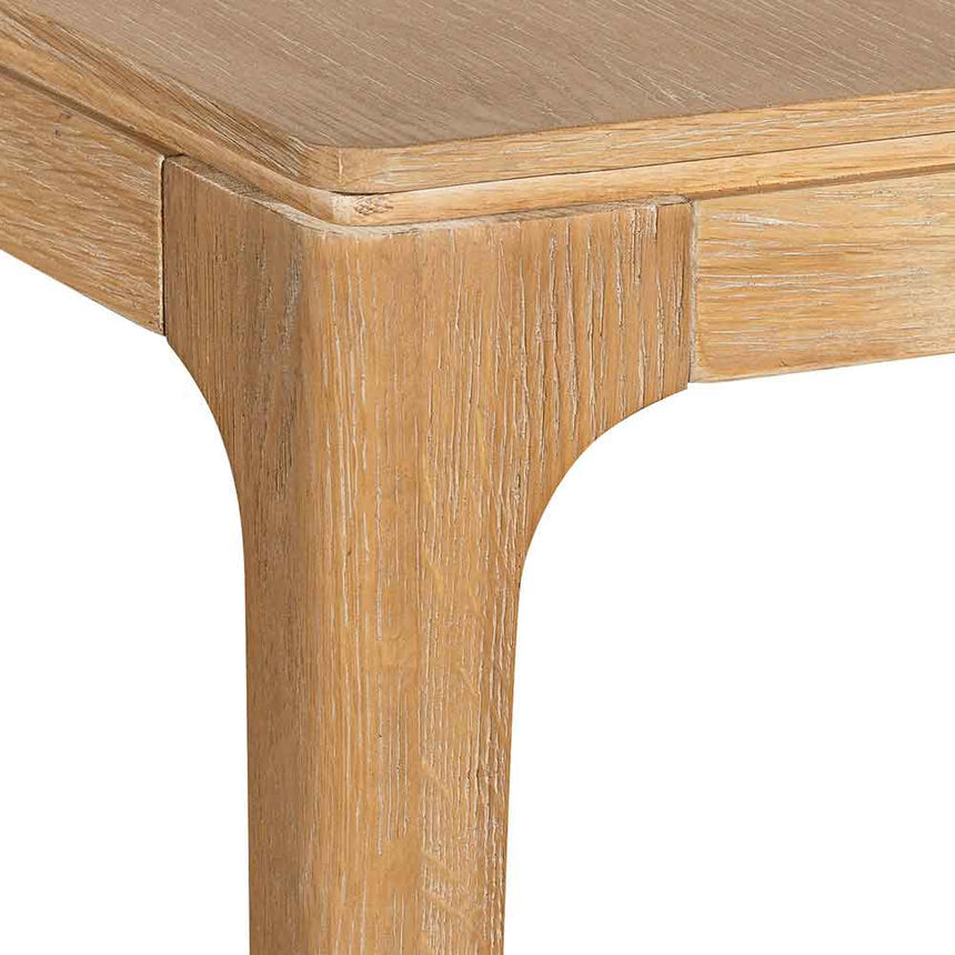 1.4m Oak Console Table - Natural - View 8