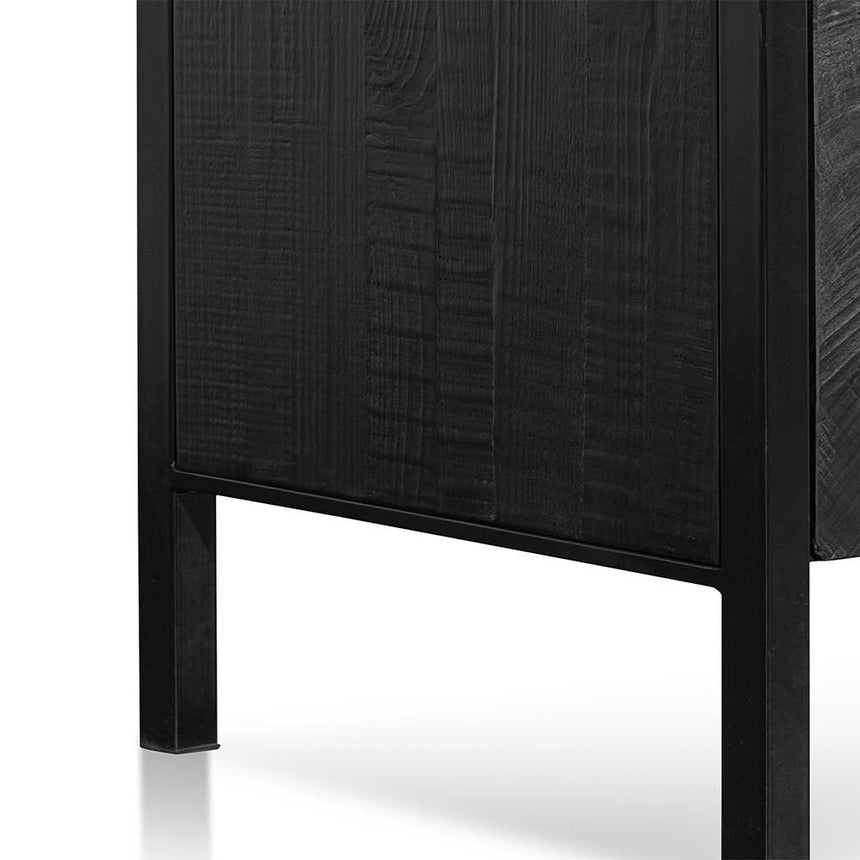 1.8m Wooden Buffet Unit - Black - View 13