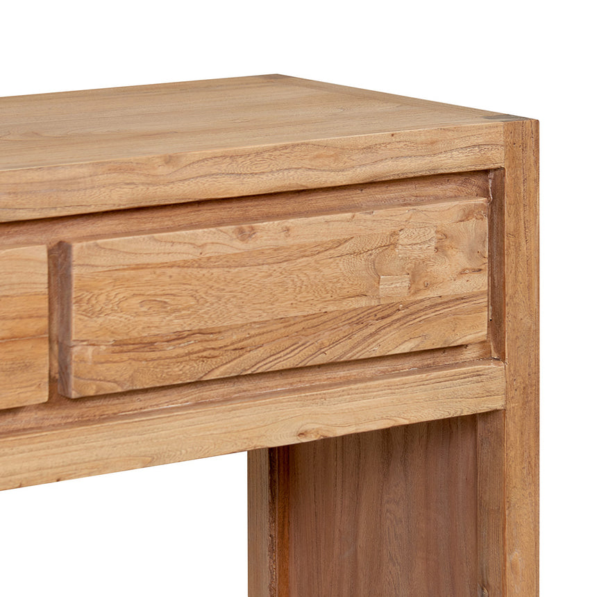 Reclaimed 1.8m Console Table - Natural - View 10