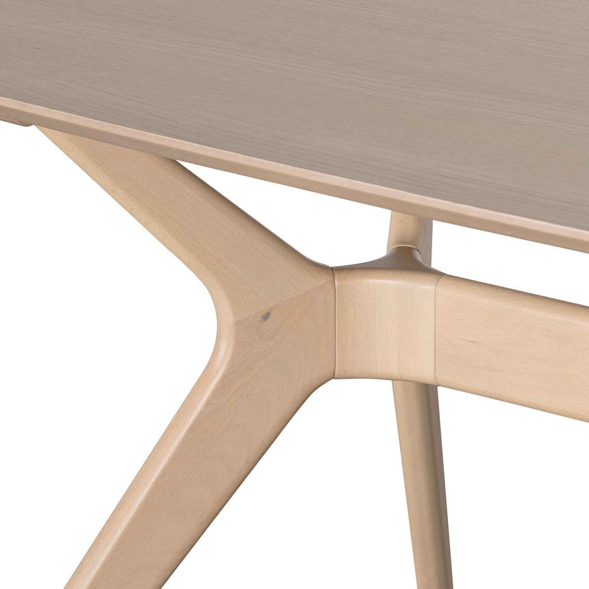 1.85m Dining Table - Pale Oak - View 5
