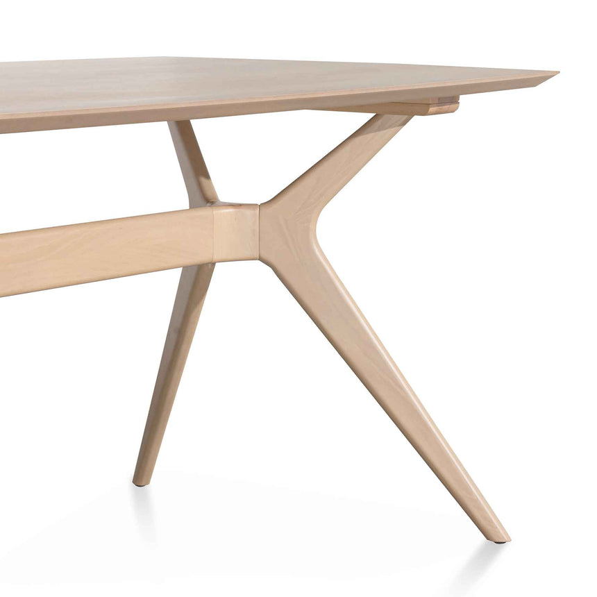 1.85m Dining Table - Pale Oak - View 9