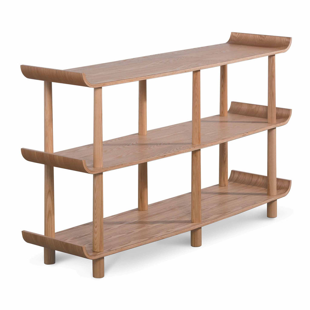 Wooden Shelving Unit - Natural - View 3