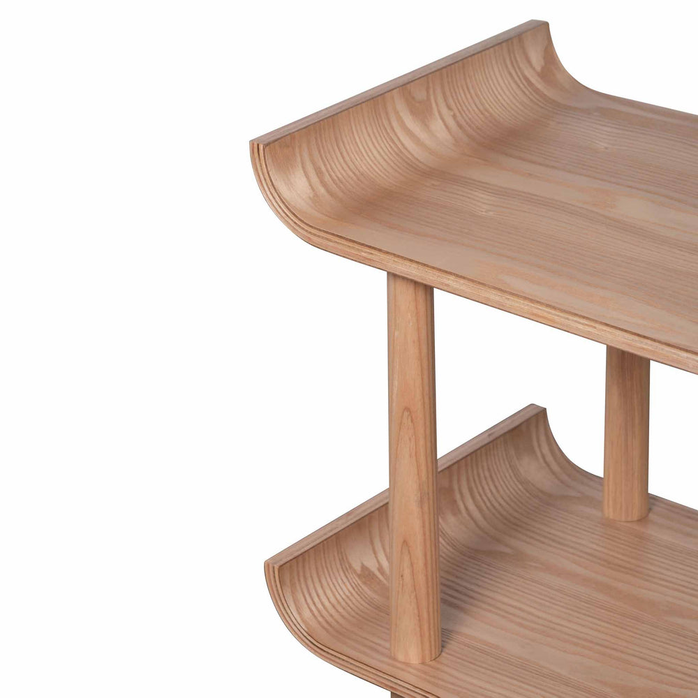 Wooden Shelving Unit - Natural - View 6