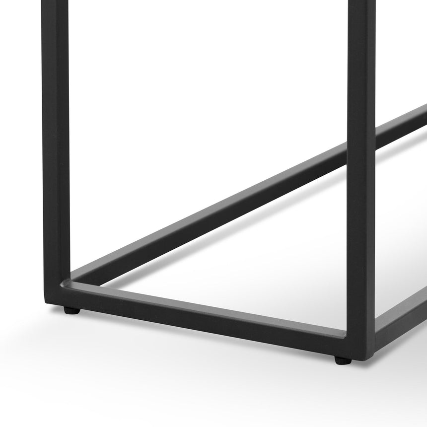 1.6m Console Table - Full Black - View 8