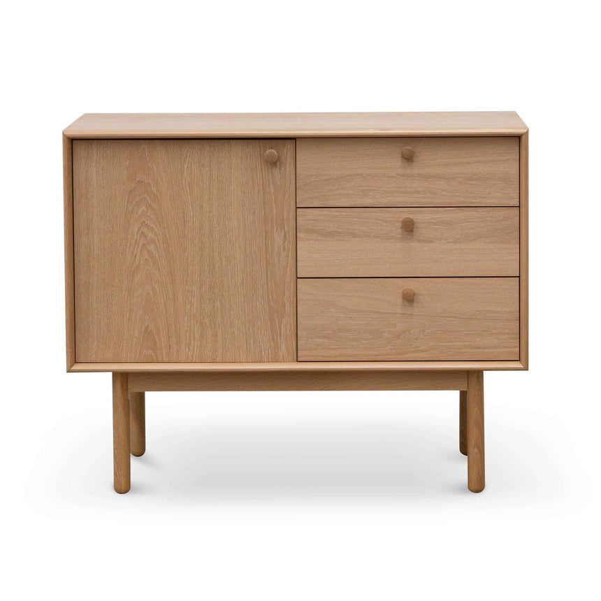 Narrow Wooden Sideboard and Buffet - Natural - View 2