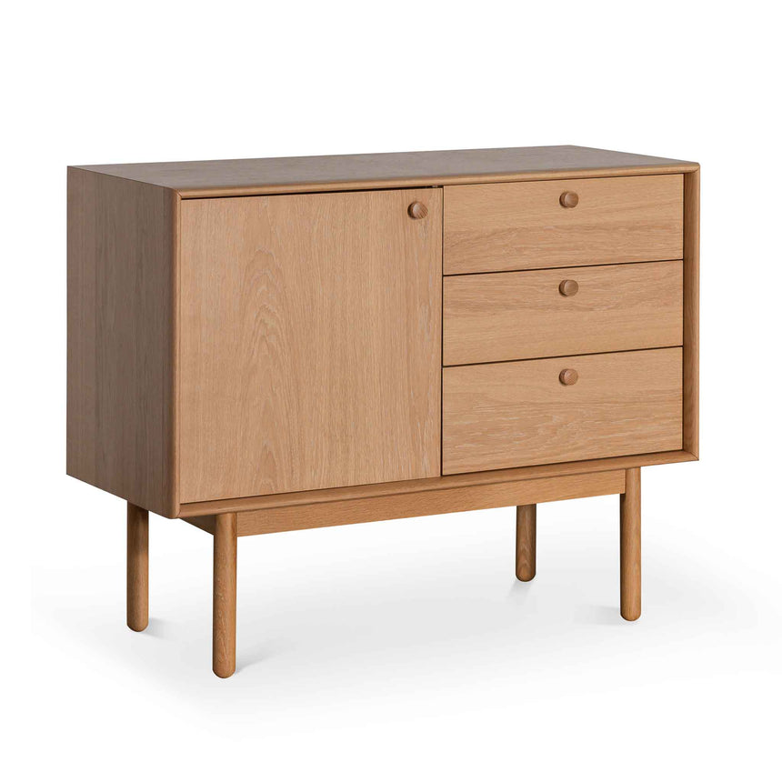 Narrow Wooden Sideboard and Buffet - Natural - View 3