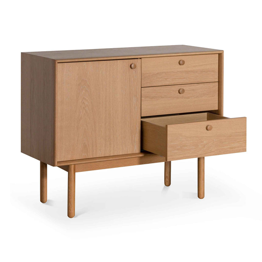 Narrow Wooden Sideboard and Buffet - Natural - View 4