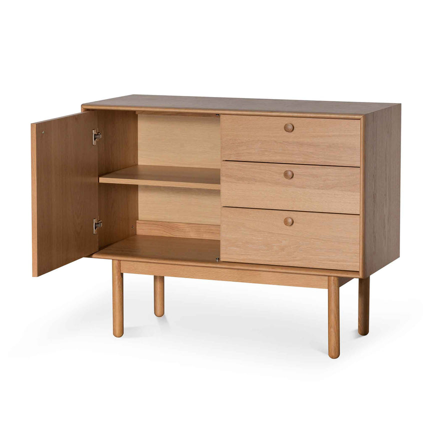Narrow Wooden Sideboard and Buffet - Natural - View 7