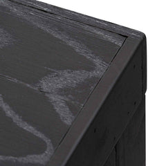 CDT6684 Reclaimed Console Table - Black