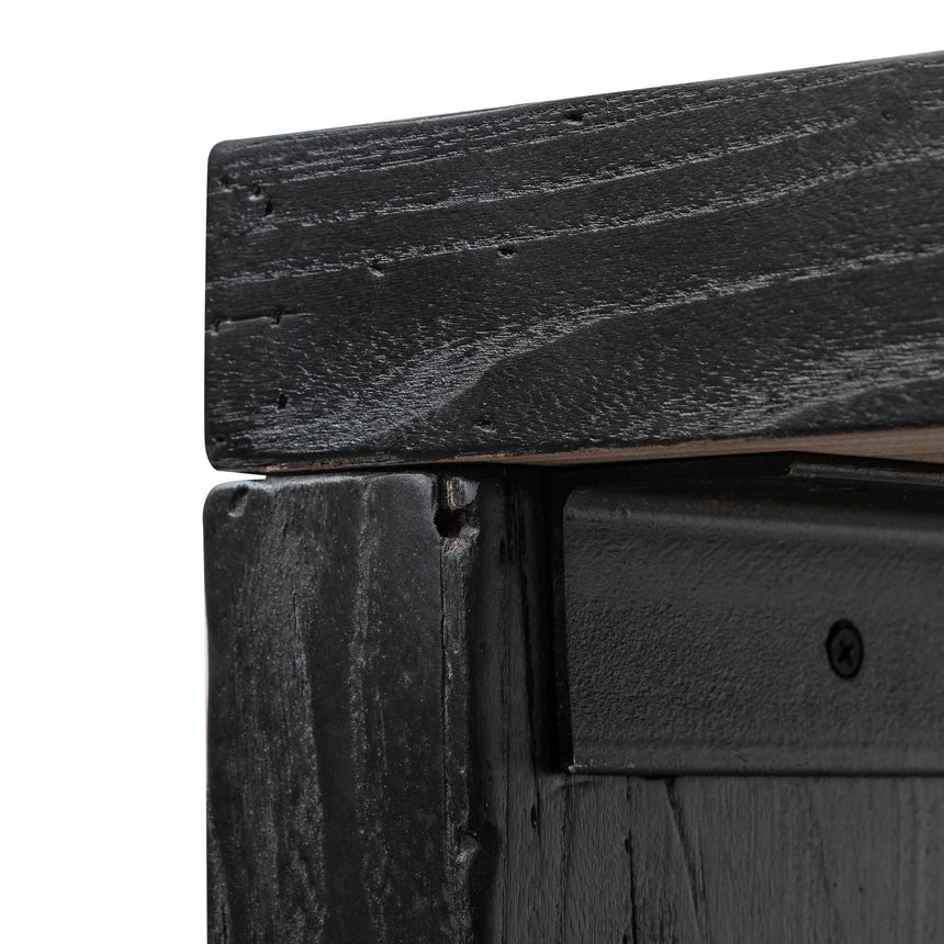 Reclaimed Console Table - Black - View 9