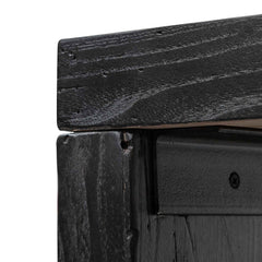 CDT6684 Reclaimed Console Table - Black