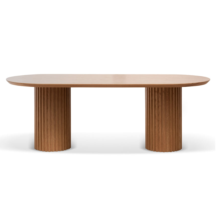 2.2m Dining Table - Natural - View 2