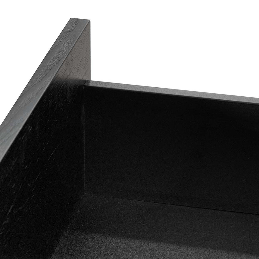 1.75m Wooden Sideboard - Black - View 9