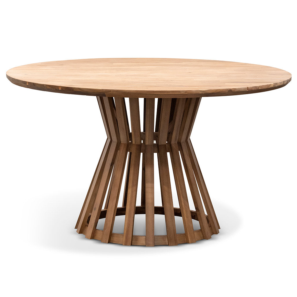 CDT6726-EM 1.35m Round Dining Table - Natural Light